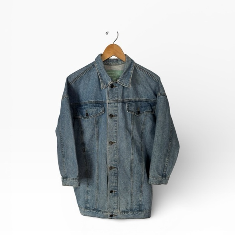JORDACHE‎ Acid Wash 80's 90's Punk Denim Jacket Men's Small Rocker Vintage